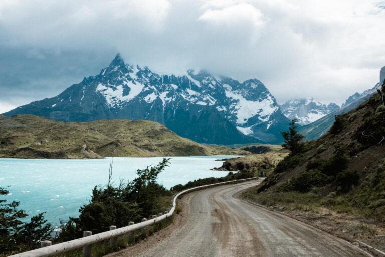 Mirador Condor viewpoint overlooking Torres del Paine's granite peaks in Chile