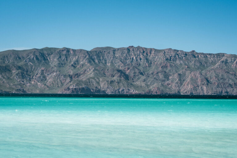 Turquoise waters and volcanic landscapes of Isla Coronado near Loreto, Mexico