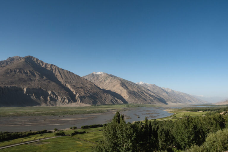Wakhan Valley’s dramatic mountain vistas on the Afghan border in Tajikistan